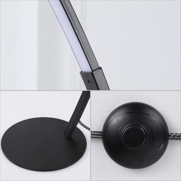 Enzo 68" Contemporary Minimalist Metal Arc Dimmable Integrated LED Floor Lamp - JONATHAN Y